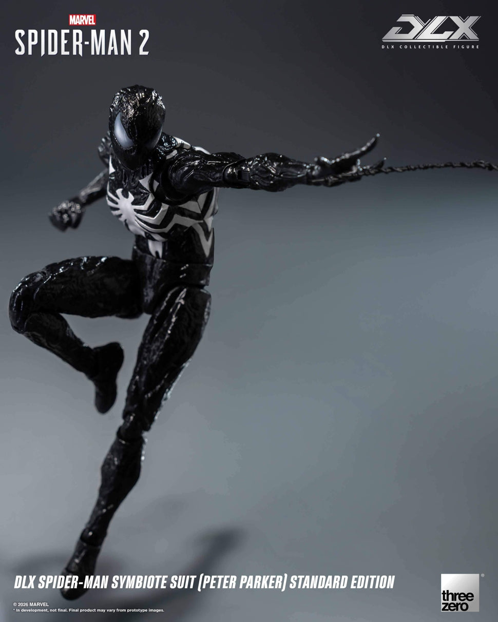 Threezero DLX Spider-Man Symbiote Suit Peter Parker Spider-Man 2 Preorder
