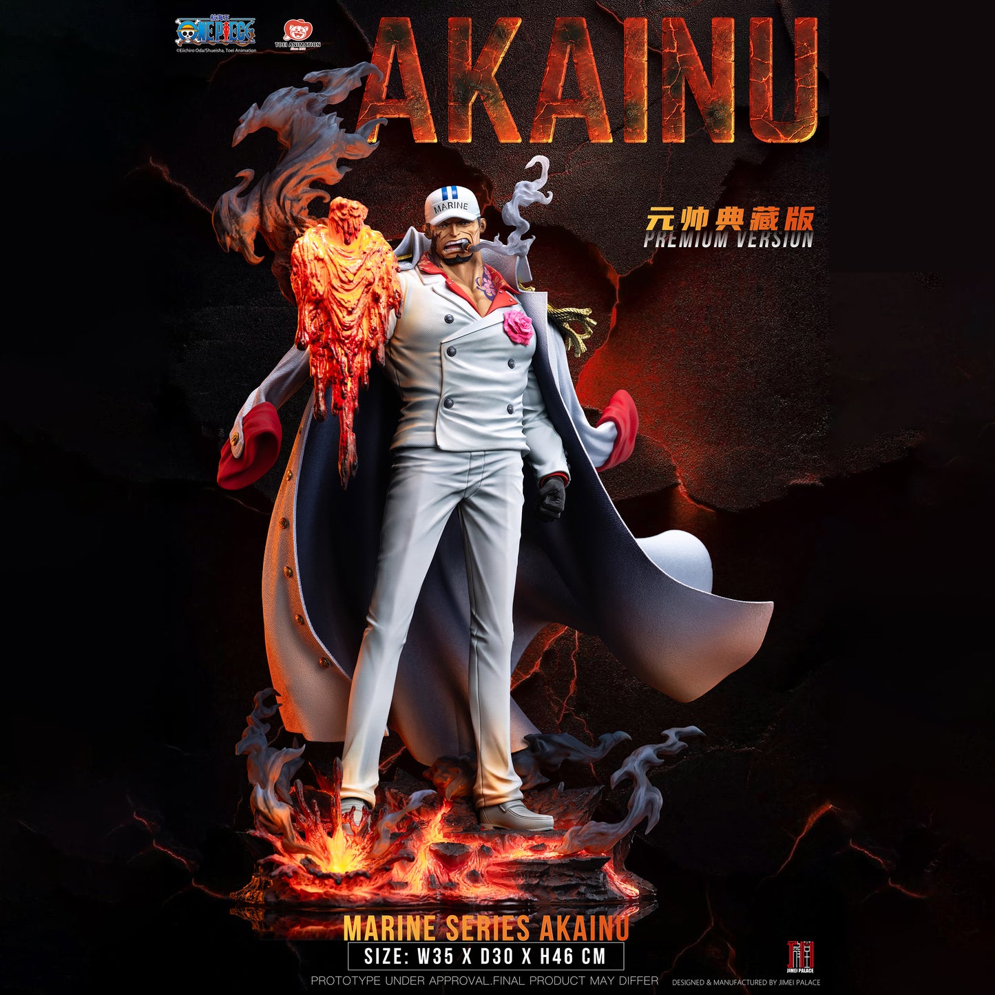Jimei Palace One Piece Legendary Marine Akainu Premium White Ver Preorder