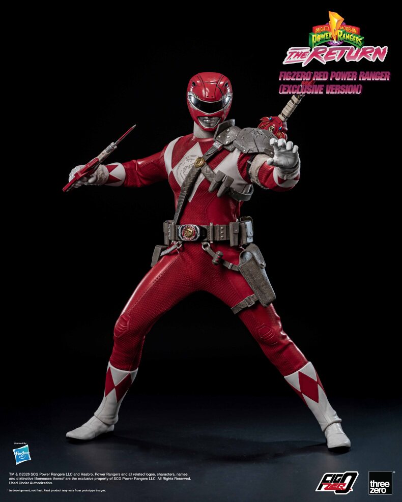 Threezero 1/6 Mighty Morphin Power Rangers Red Ranger Action Figure Q1 2027
