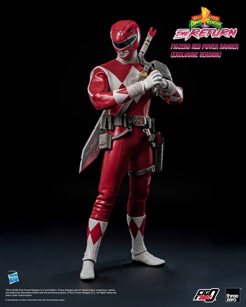 Threezero 1/6 Mighty Morphin Power Rangers Red Ranger Action Figure Q1 2027