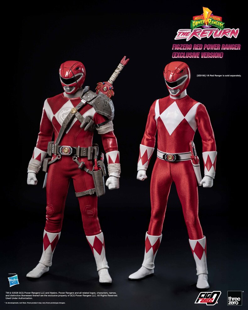 Threezero 1/6 Mighty Morphin Power Rangers Red Ranger Action Figure Q1 2027