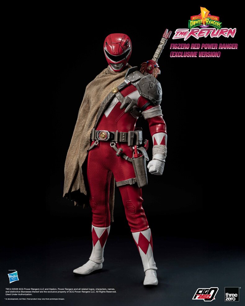 Threezero 1/6 Mighty Morphin Power Rangers Red Ranger Action Figure Q1 2027