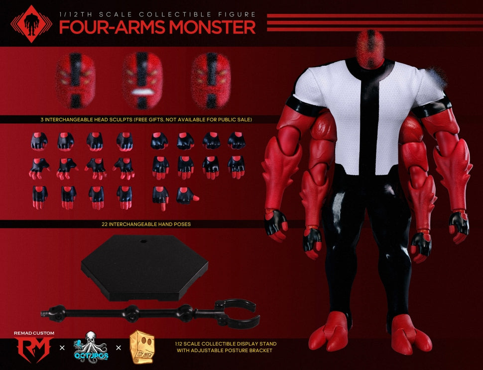 RemadCustom 1/12 Four-Arms Monster Action Figure Preorder Q4 2026