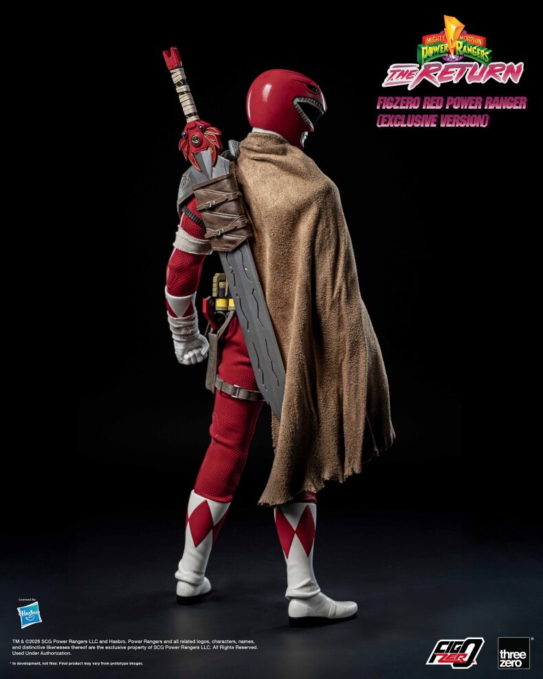 Threezero 1/6 Mighty Morphin Power Rangers Red Ranger Action Figure Q1 2027