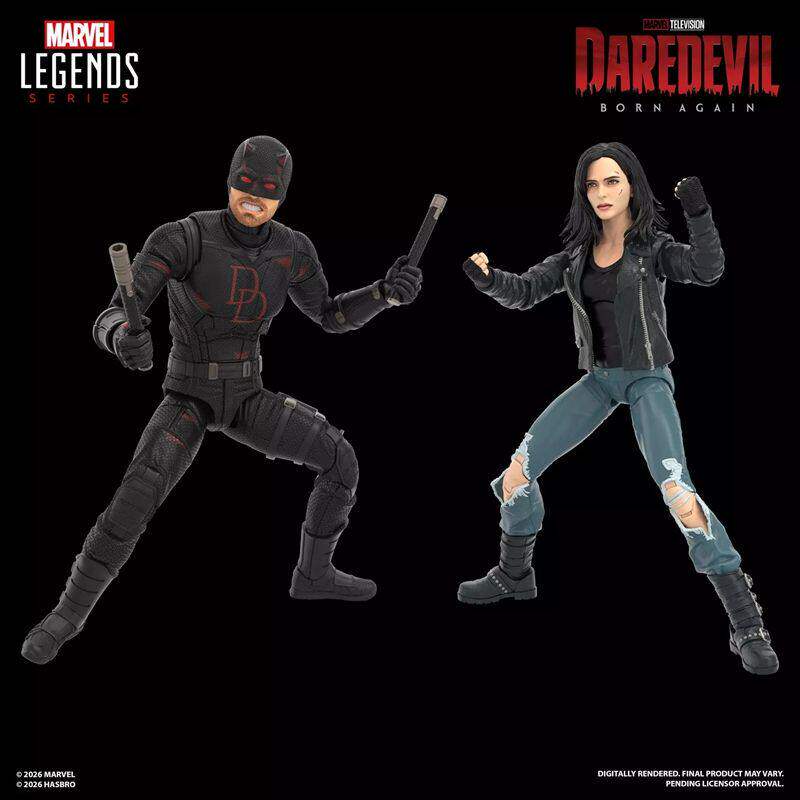 Marvel Legends Daredevil & Jessica Jones Born Again 2-Pack Hasbro Preorder