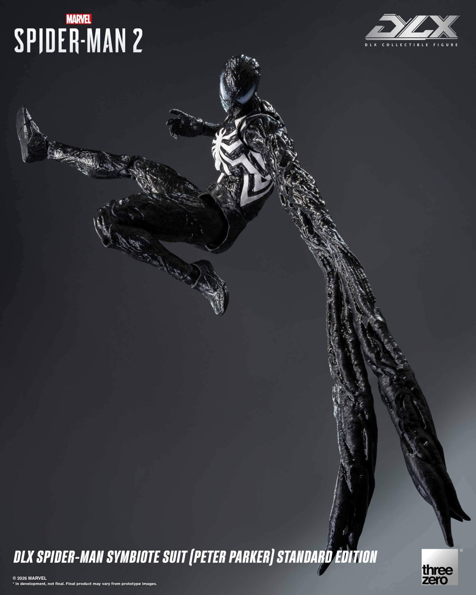 Threezero DLX Spider-Man Symbiote Suit Peter Parker Spider-Man 2 Preorder