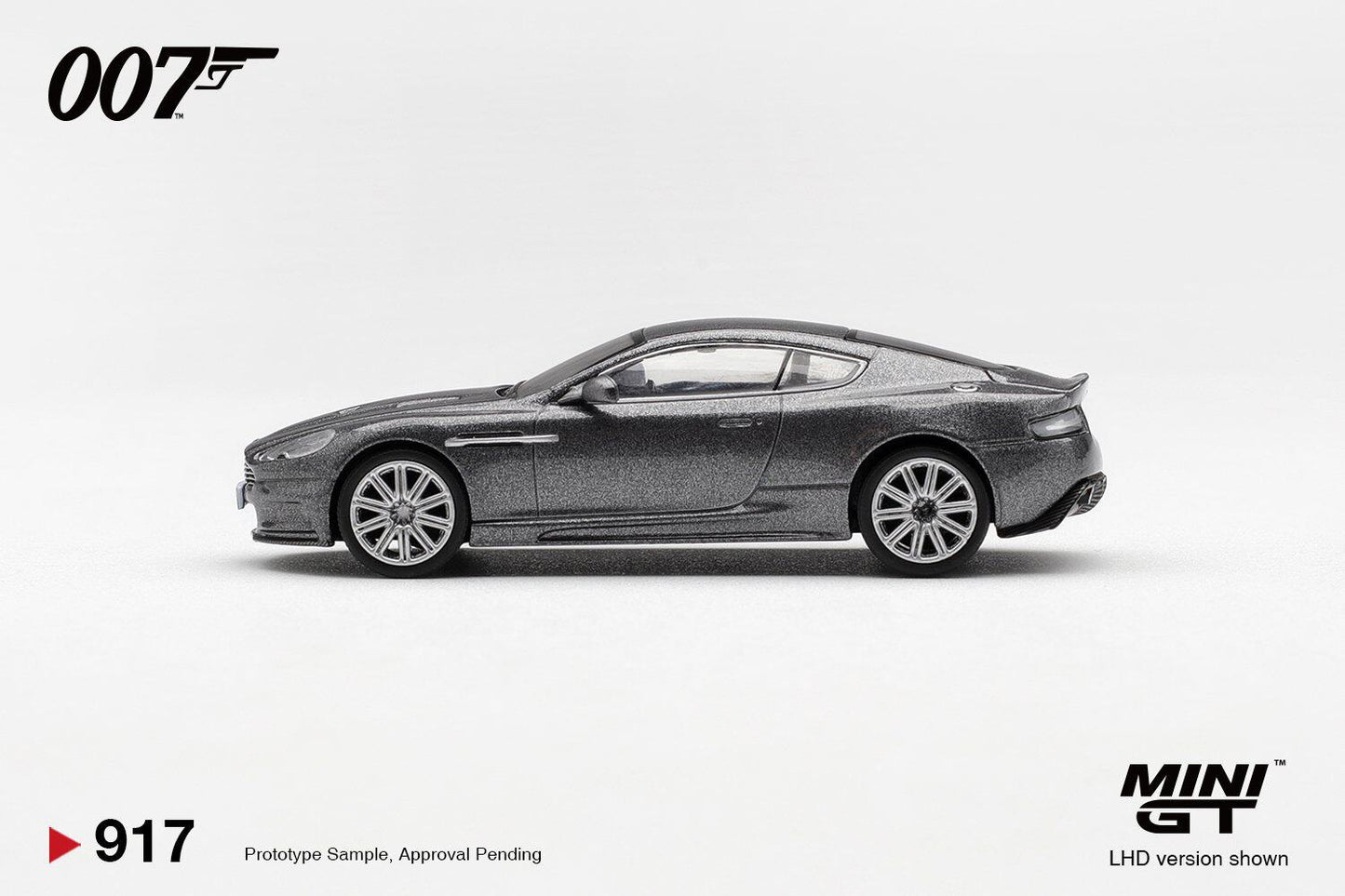 Mini GT 1/64 Aston Martin DBS 007 Casino Royale Gray Model Car Preorder