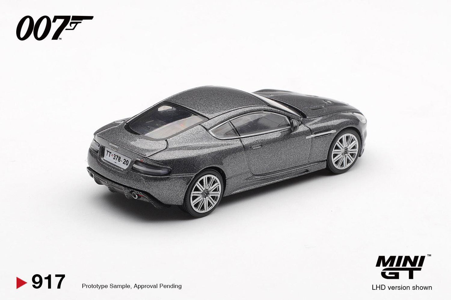 Mini GT 1/64 Aston Martin DBS 007 Casino Royale Gray Model Car Preorder