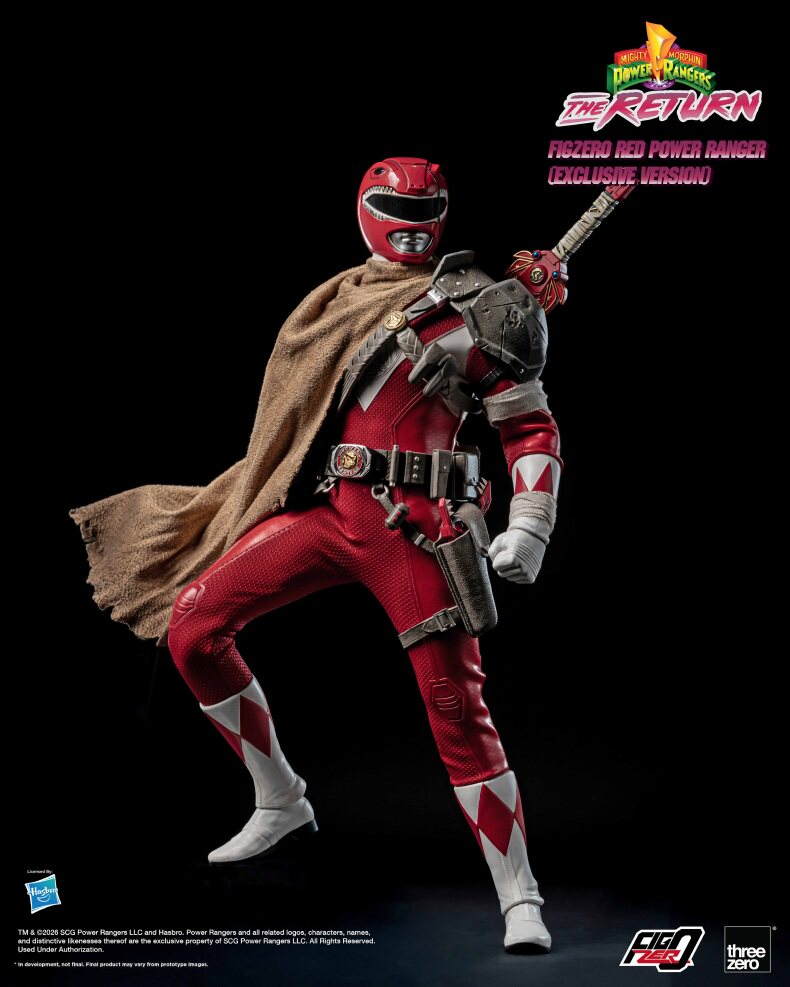 Threezero 1/6 Mighty Morphin Power Rangers Red Ranger Action Figure Q1 2027