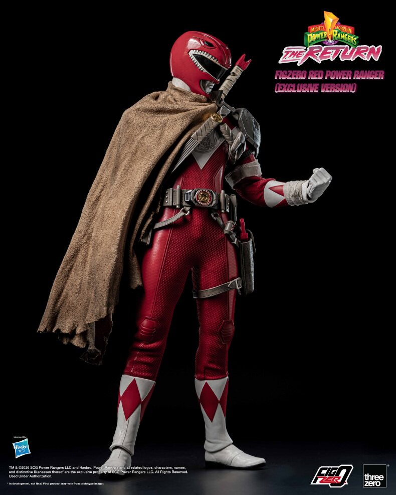 Threezero 1/6 Mighty Morphin Power Rangers Red Ranger Action Figure Q1 2027