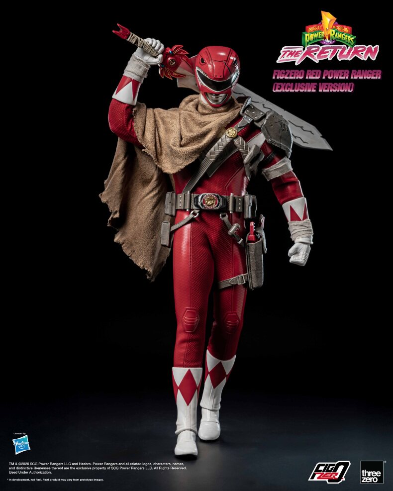 Threezero 1/6 Mighty Morphin Power Rangers Red Ranger Action Figure Q1 2027