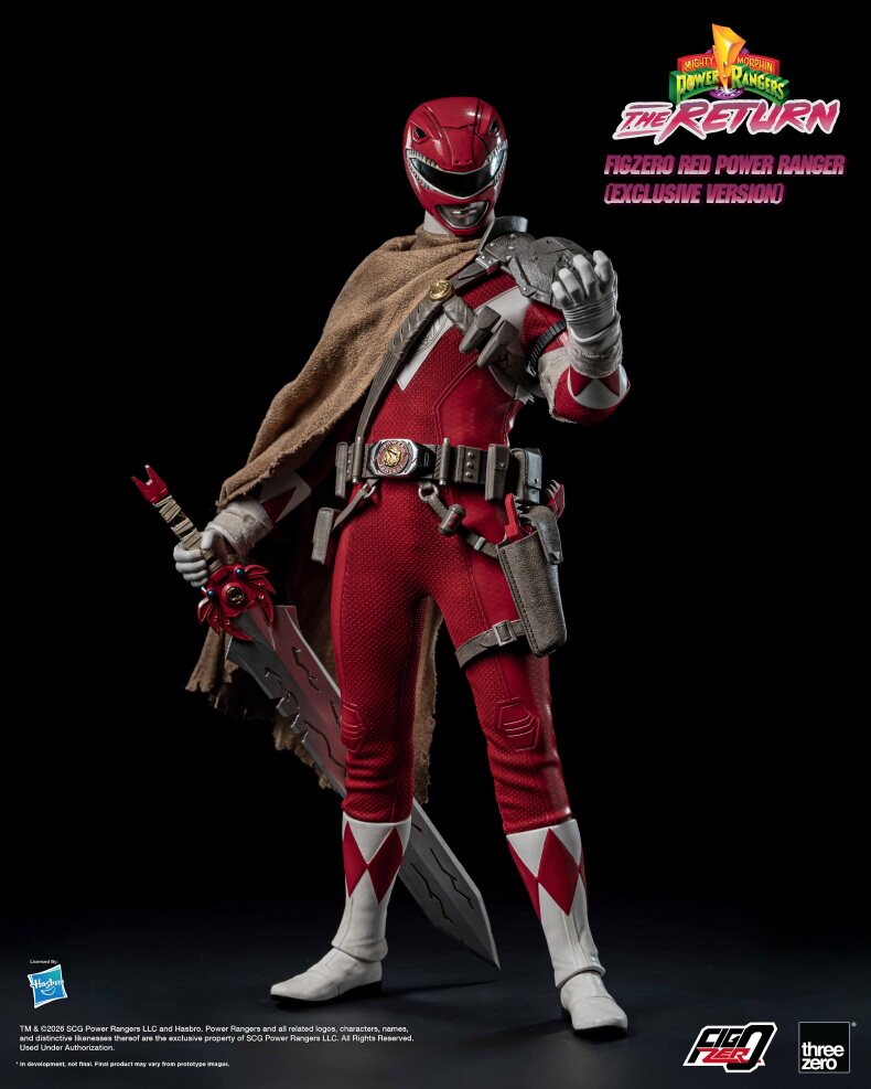 Threezero 1/6 Mighty Morphin Power Rangers Red Ranger Action Figure Q1 2027