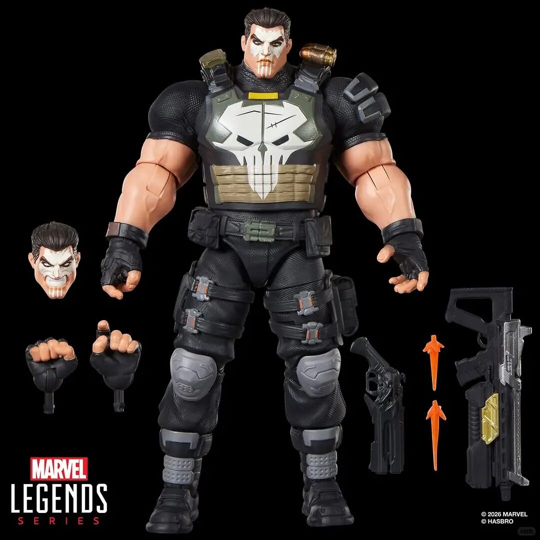 Marvel Legends Marvel Rivals Punisher Action Figure Hasbro Preorder
