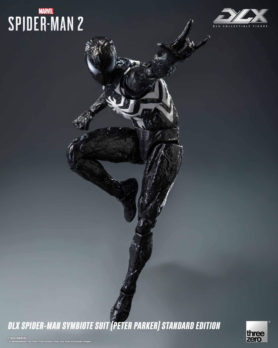 Threezero DLX Spider-Man Symbiote Suit Peter Parker Spider-Man 2 Preorder
