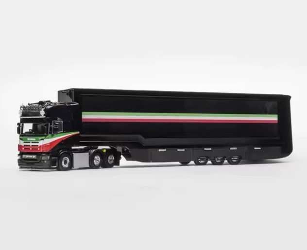 HH Model 1/64 Scania S730 Gull Wing Double Decker Transporter