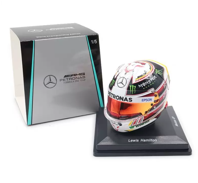 Spark 1:5 Lewis Hamilton 2018 Mexico GP World Champion Helmet