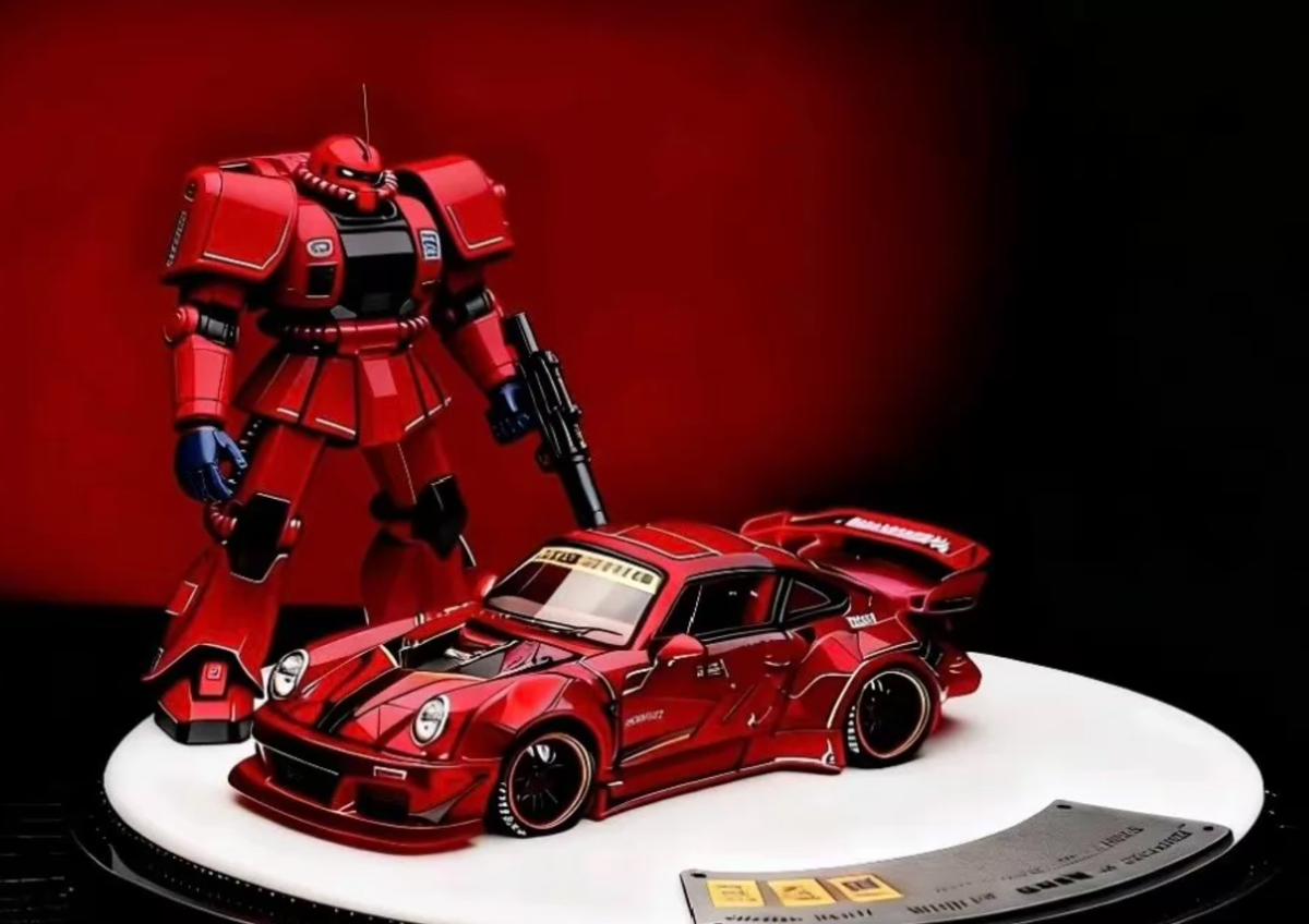 PGM 1:64 Porsche RWB 930 Sazabi Red APA XPO 2025 Edition