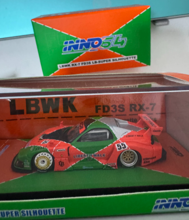 INNO 1:64 Mazda RX-7 FD3S LB-Super Silhouette Malaysia Limited Edition