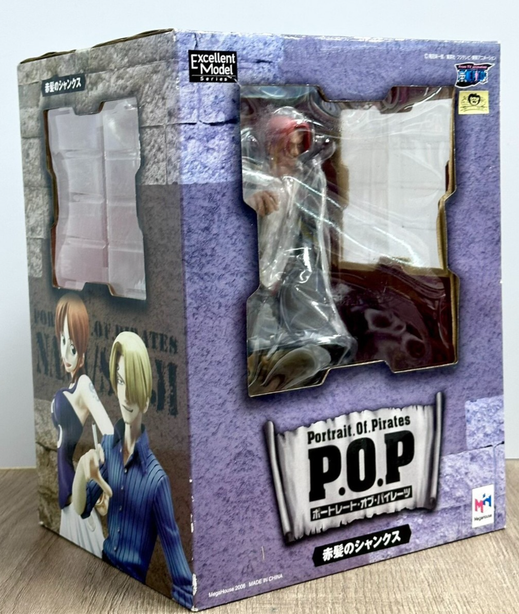 One Piece P.O.P Portrait of Pirates Shanks Figure | Red-Haired Shanks MegaHouse