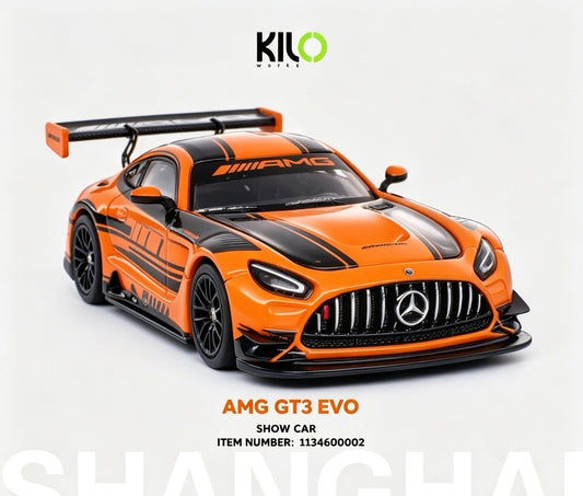 KILO Works 1/64 Mercedes AMG GT3 EVO Show Car Orange Limited 1500 PCS