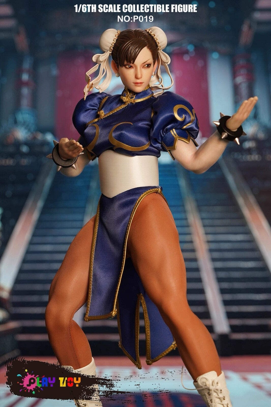 Play Toy Chun-Li 1/6 Action Figure V1 First Release Street Fighter BNIB
