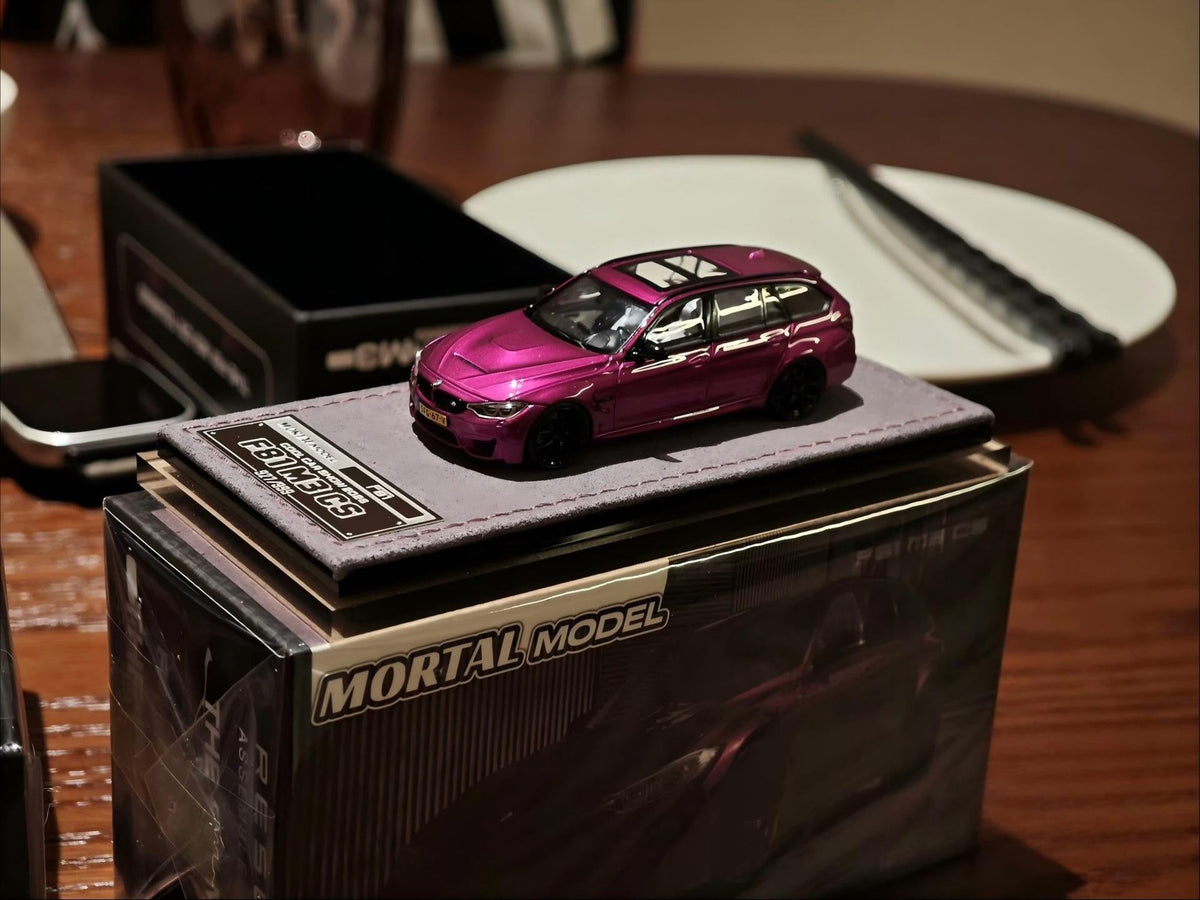 Mortal Model 1/18 BMW F81 M3 Purple 5.0L V6 Turbo Diesel Cool Car Show 2026