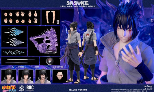 Rocket Toys 1/6 Sasuke Uchiha DX Deluxe Naruto Shippuden Figure ROC Preorder