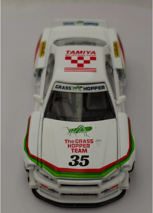 MiniGT 1/64 Nissan Skyline GT-R R34 "The Grasshopper" Tamiya Collab