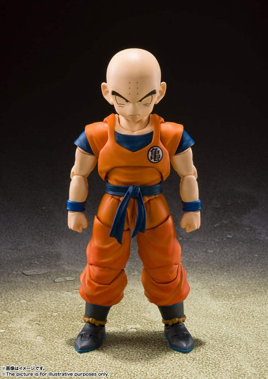 SHF Krillin Strongest Man on Earth Dragon Ball Z Figure Bandai Reissue