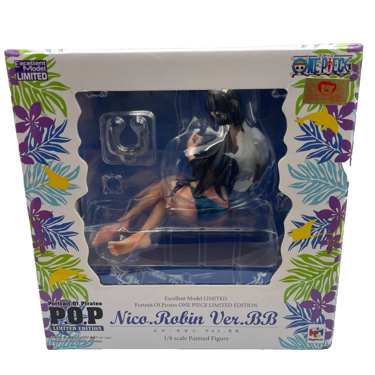 One Piece P.O.P Nico Robin Ver BB Excellent Model Limited 1/8 Figure MegaHouse