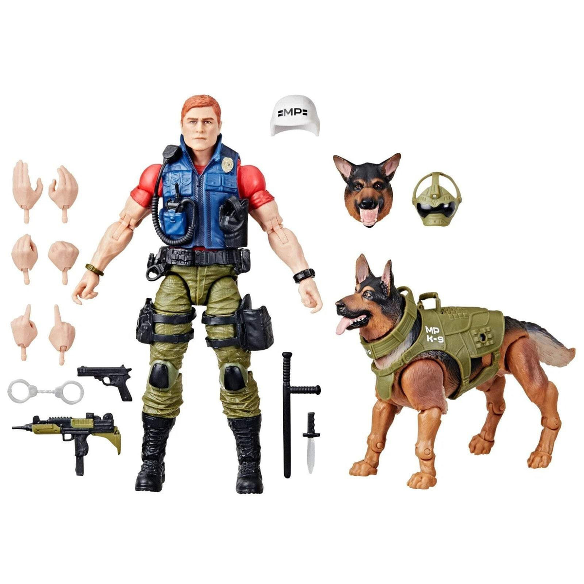 GI Joe Classified Series Law & Order K9 Police Dog Action Figure Hasbro NEW