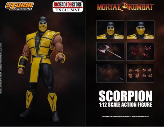 Storm Collectibles Mortal Kombat Scorpion BBTS Exclusive 1/12 Action Figure
