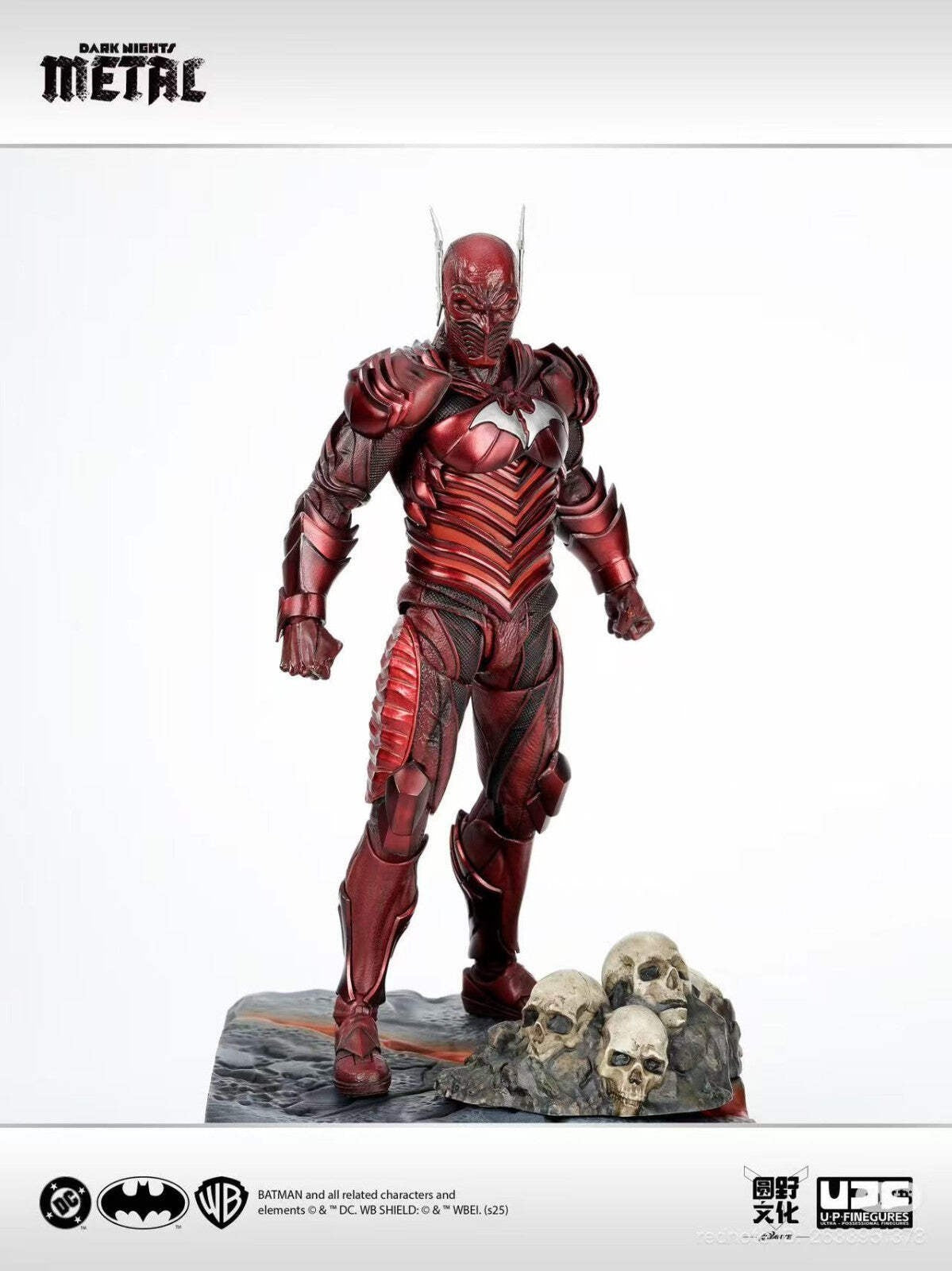 In Stock LPZZ Batman Red Death Dark Nights Metal 1/12 Action Figure