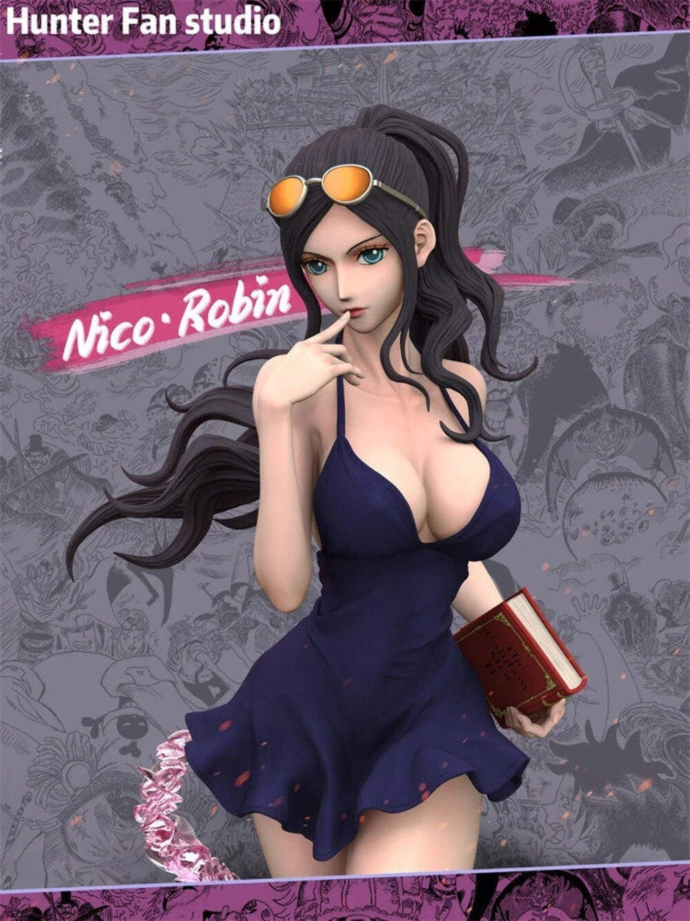 Hunter Fan Studio One Piece Nico Robin Resin 1/6 Statue GK Figure Model