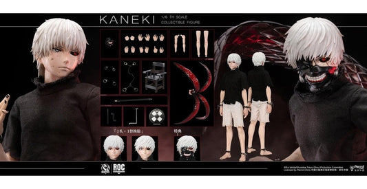 Rocket Toys ROC-024 1/6 Tokyo Ghoul Ken Kaneki Awakening Ver Preorder