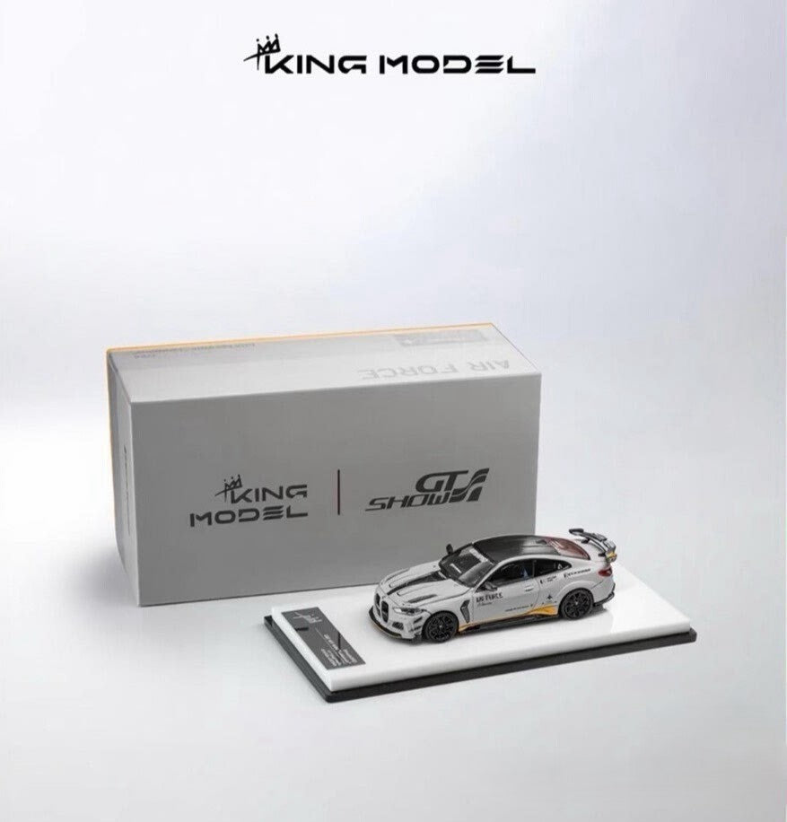 King Model 1/64 BMW M4 Air Force TeckWrap Limited Diecast Model Car