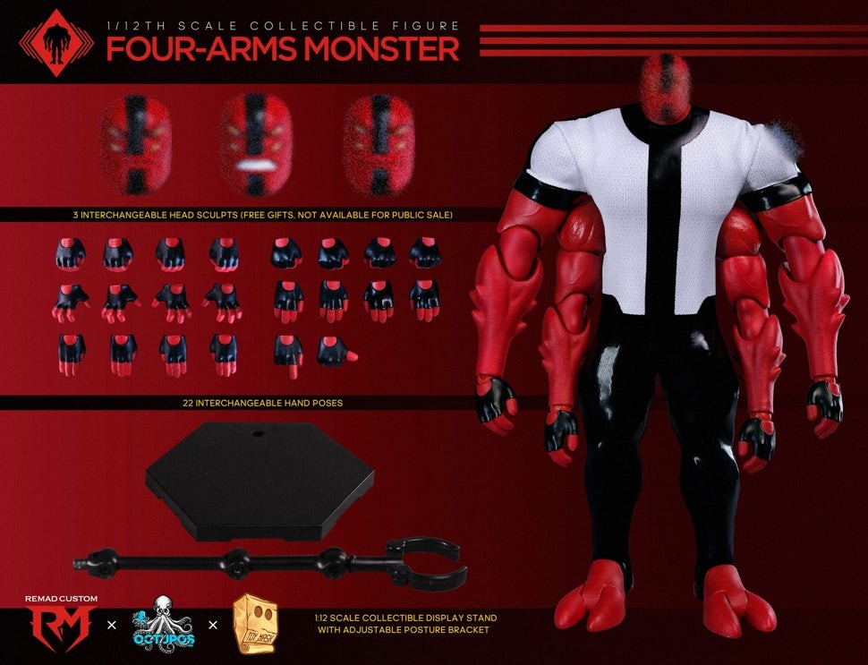RemadCustom 1/12 Four-Arms Monster Action Figure Preorder Q4 2026