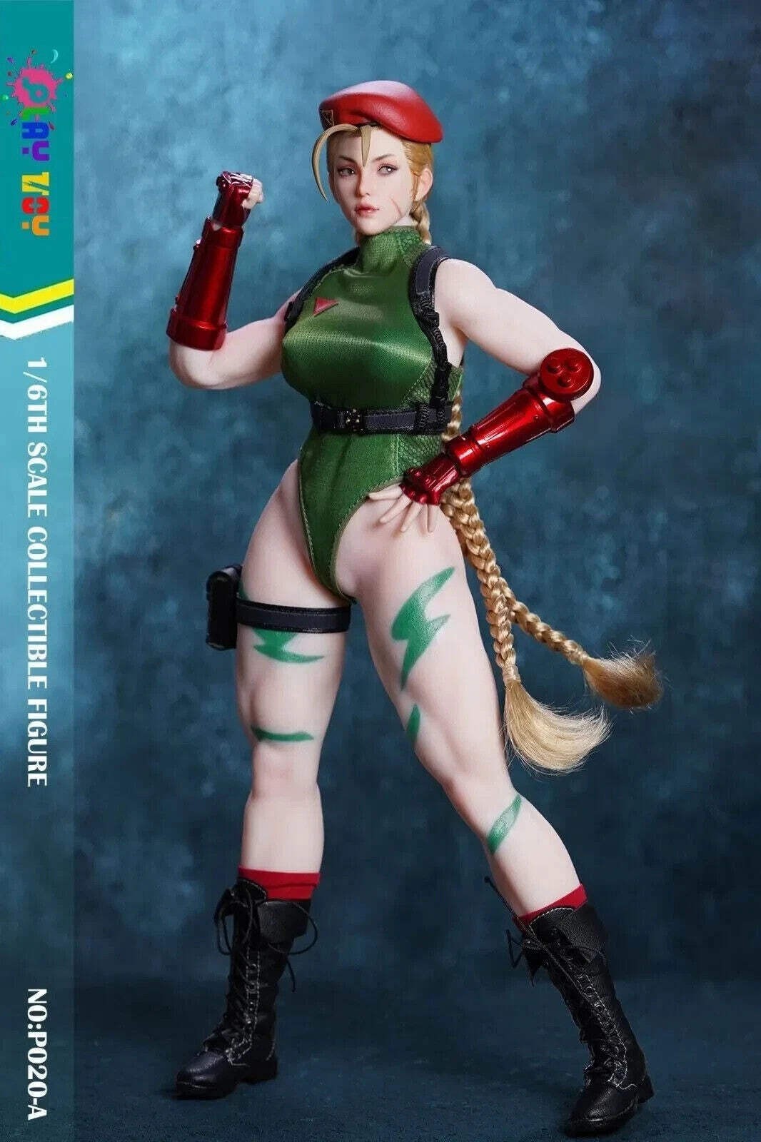 PLAY TOY P020A 1/6 Fighting Girl Green Cammy 12" Action Figure BNIB