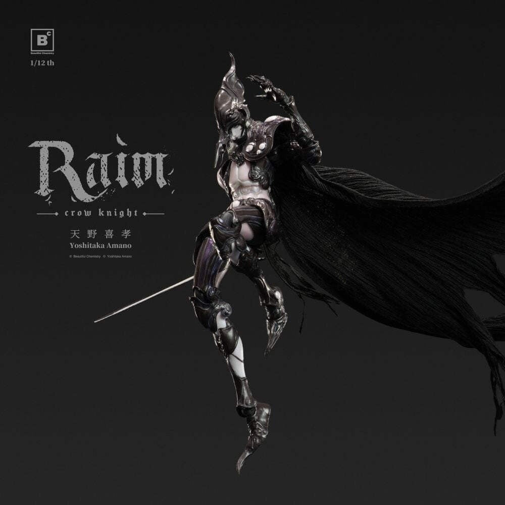 Yoshitaka Amano Crow Knight Raim 1/12 Art Figure Collectible PREORDER Jan 2027