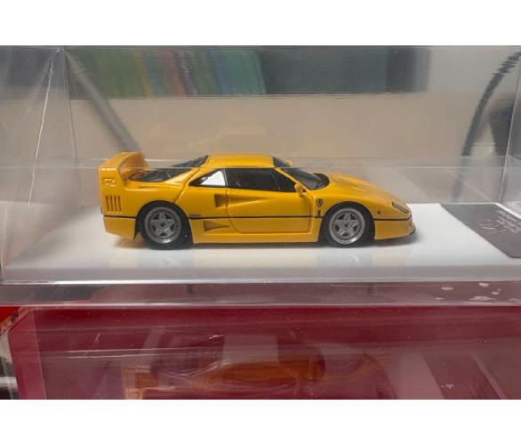 1/64 DMH Ferrari F40 First Edition Yellow Resin Model