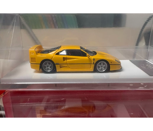 1/64 DMH Ferrari F40 First Edition Yellow Resin Model