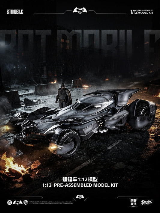 JoyToy 1/12 Batman v Superman Batmobile Pre-Assembled Model Preorder