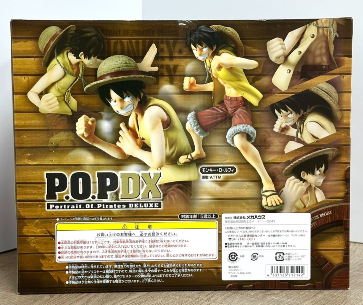 One Piece P.O.P DX Luffy Figure Childhood Ver. MegaHouse POP Portrait of Pirates