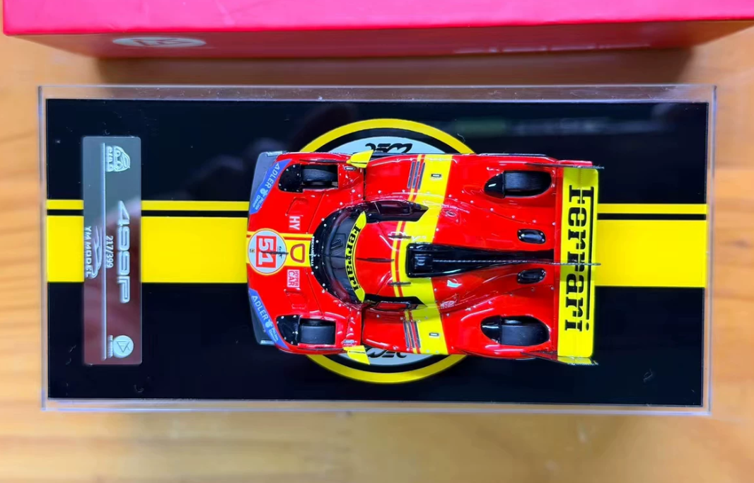 YM MODEL 1:64 Ferrari 499P #51 2023 Le Mans ERAQ×DY WORKS Resin Model