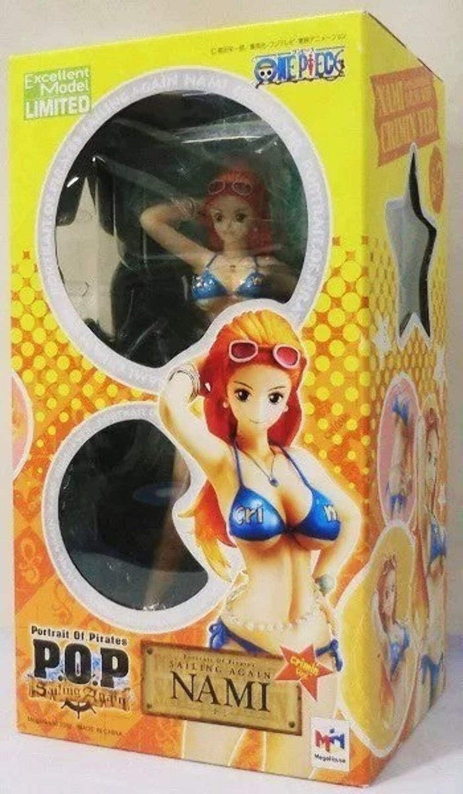 Megahouse One Piece Nami Crimin Ver Portrait of Pirates Sailing Again Figure New