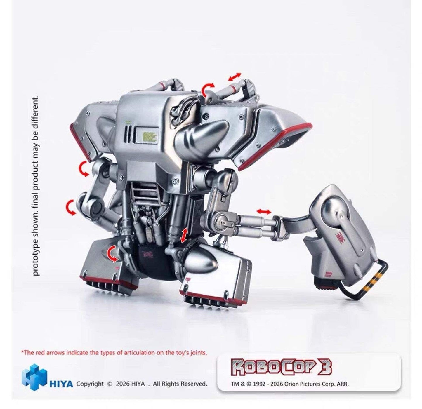 Hiya Toys RoboCop 3 RoboCop 1/12 Scale Action Figure Preorder Dec 2026