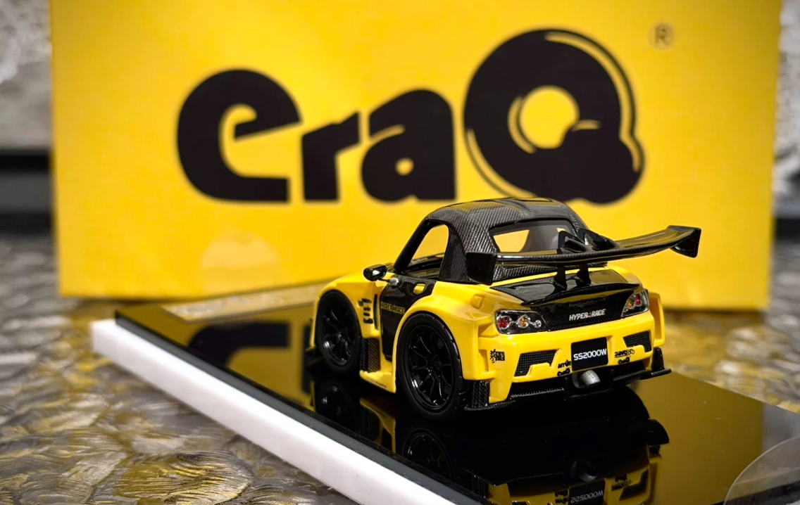 EraQ 1/64 Honda S2000 J'S Racing Maou Yellow Malaysia Exclusive