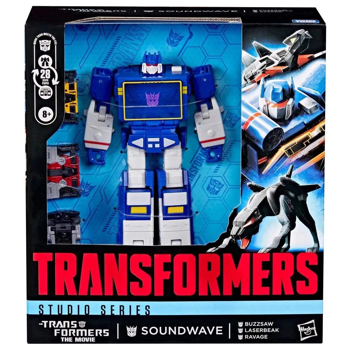 Transformers Studio Series 86 Soundwave Ravage Laserbeak Buzzsaw Hasbro New