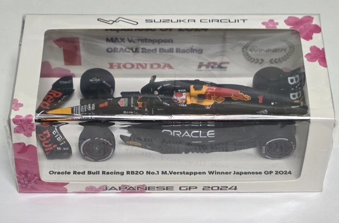 Spark 1/43 Red Bull RB20 #1 Max Verstappen Winner Japanese GP 2024