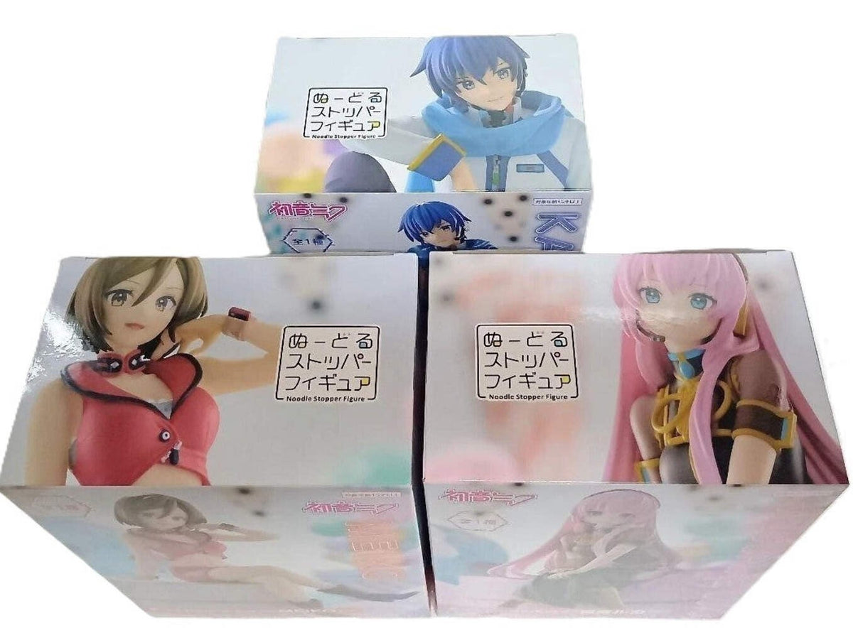 Vocaloid Set – Megurine Luka + Kaito + Meiko – 3-Piece Anime Collectible Bundle